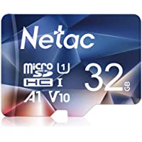 Los mejores  - Netac Tarjeta de Memoria de 32GB- Tarjeta Memoria microSDXC(A1- U1- C10- V10- FHD- 600X) UHS-I Velocidad de Lectura…